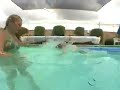 17 month baby boy swimming underwater
