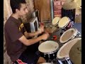 Damo on the drums Damo on the drums