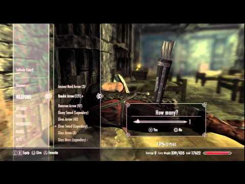how to make arrows in skyrim