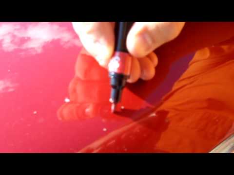 how to use touch up paint pen