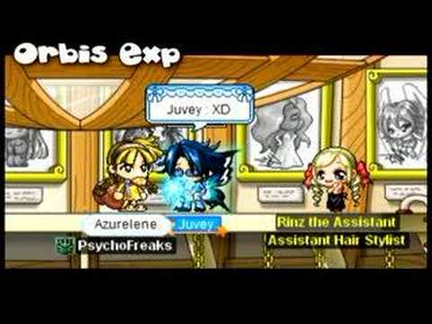 MapleStory:Exp Hair Queen to Exp Hair Nub(COMPLETE DISASTER)