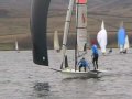 49er dinghy sailing action in the Brass Monkey Handicap race 2008 49er dinghy sailing action in the Brass Monkey Handicap race 2008