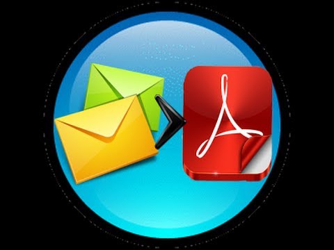 how to turn email into pdf