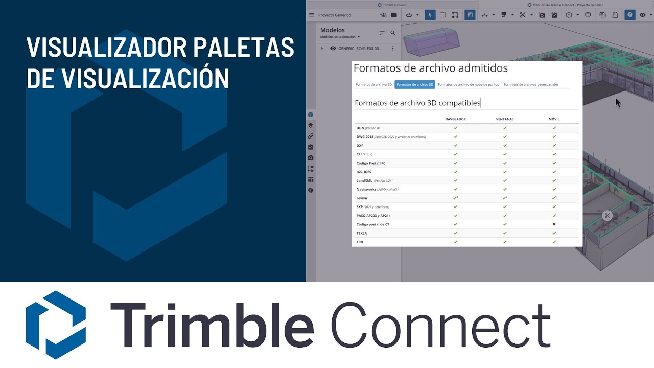 2/6 Visualización de Modelos en Trimble Connect | CDE | Por Rafael Teresa