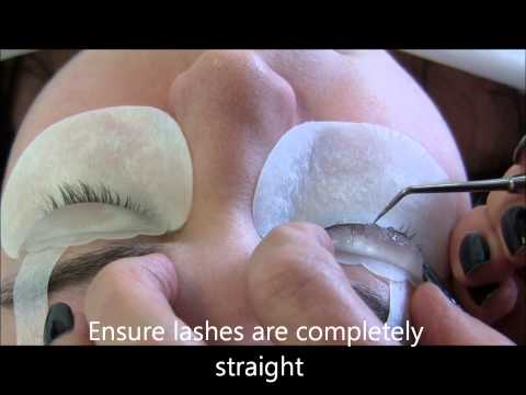 how to apply lvl lashes
