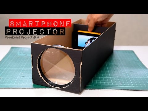 Build A Smartphone Projector With A Shoebox