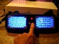 FEU LED PARE SOLEIL BLUE/BLUE