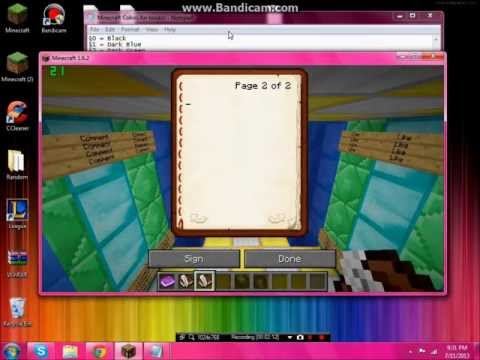 how to make a book and quill in minecraft 1.7.2