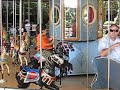 matthew on his first carrousel ride 