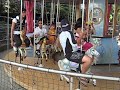 matthew on his first carrousel ride 