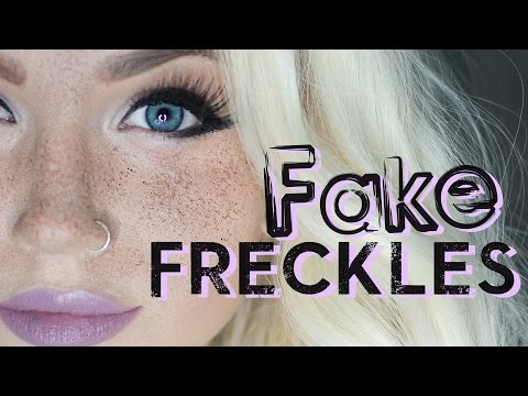 how to draw freckles