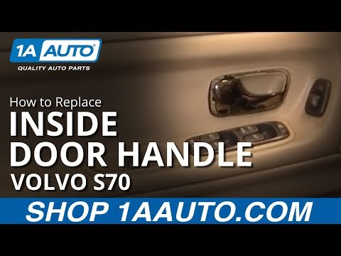 How to Install Replace Broken Inside Door Handle Volvo S70 98-00 1AAuto.com