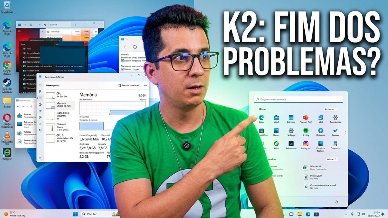 😱Windows K2 Revelado: O Windows 11 Vai Finalmente PRESTAR?
