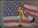 Jeff is cheering for U. S. A.