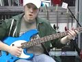Learn how to play slap bass guitar with triplets in this free online video music lesson on how to play the electric bass guitar.