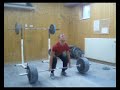 110 kg power clean - full clean - front sqaut