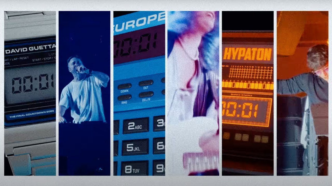 David Guetta, Hypaton & Europe – The Final Countdown 2025 (Visualizer)
