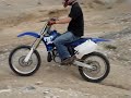 Ash riding small wheelie on Steve\ Ash riding small wheelie on Steve\