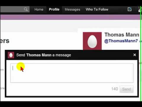 how to private message on twitter