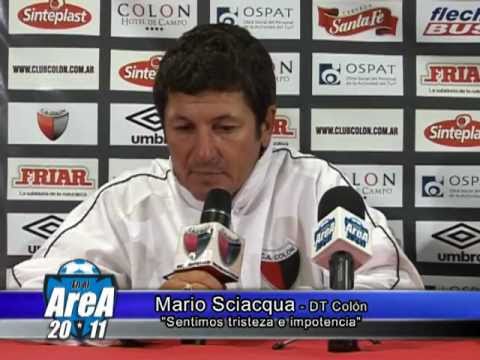 Mario Sciaqua habla sobre el rendimiento de su equipo