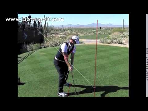 Adam Scott - http://www.bowngolf.com US Masters 2013 Champion Adam Scott swing analysis. Slow motion swing dtl. David Bown of Bown Golf Academy shows you what you can lea...