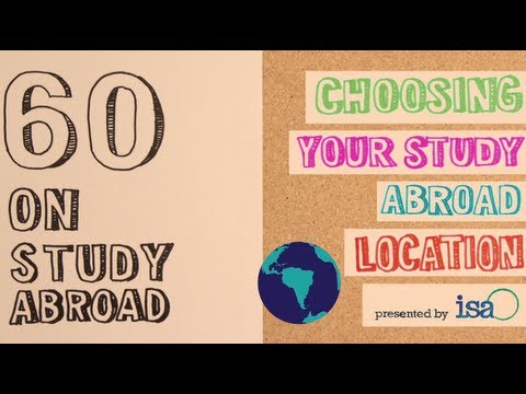how to decide where to study abroad