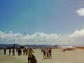super low pass by a F-4, F-15 and P-51