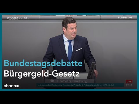 Bundestagsdebatte zum Bürgergeld am 10.11.22
