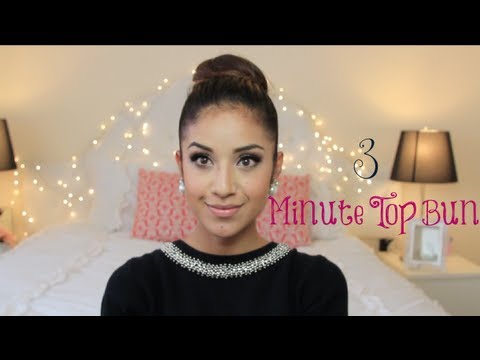 My 3 Minute Top Bun
