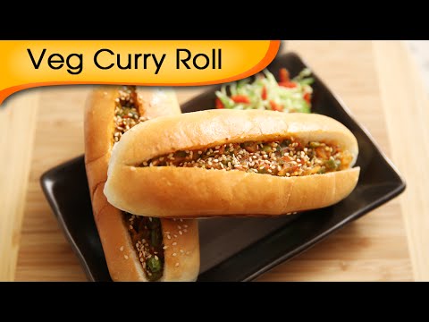 Veg Curry Roll | Easy To Make Breakfast / Kids Lunch-Box / Picnic Food Recipe By Ruchi Bharani