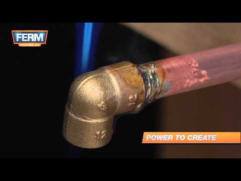 how to fasten copper pipe