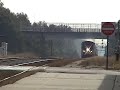 Train arriving Wilson,  NC