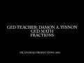 GED - MATH - FACTIONS