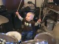 aidan kilduff 17 month old baby drummer