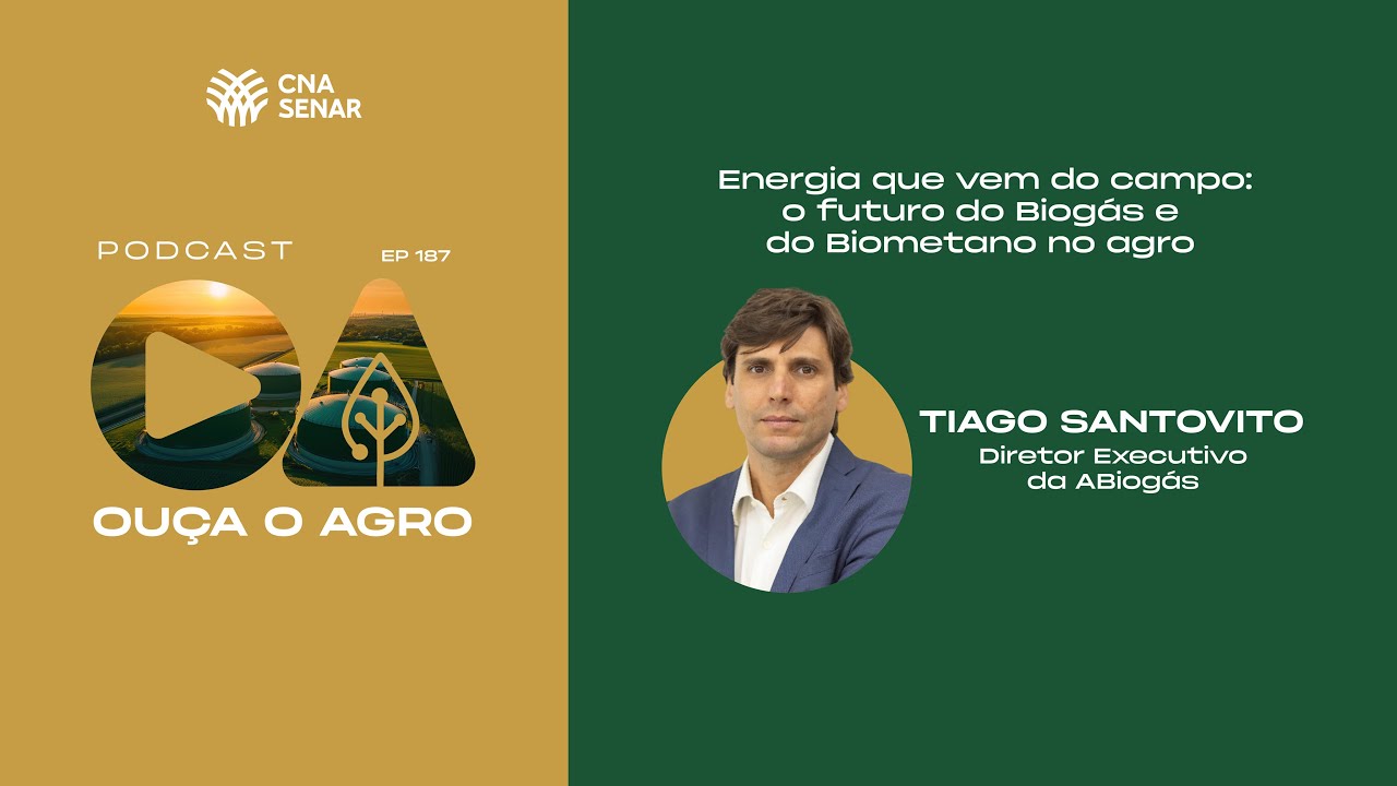 OUÇA O AGRO 187 - Energia que vem do campo: o futuro do Biogás e do Biometano no agro