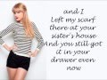 Taylor Swift - All Too Well (Lyrics On Screen)