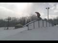 Kid falls hard off rainbow rail at Bear Creek
