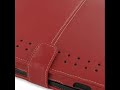 PDair Leather Case for Lenovo Ideapad Lite S9/Ideapad Lite S10 - Book Type (Red)