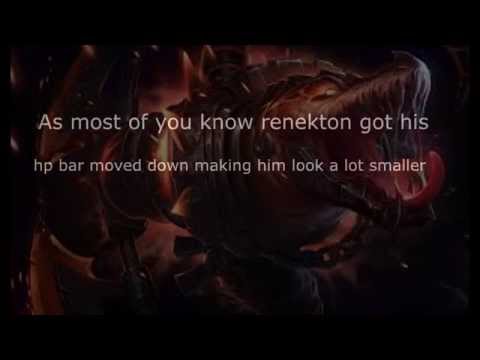 Riot please move renektons hp bar back up