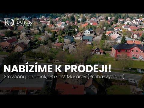 Video Prodej stavebního pozemku 1 357 m2, Mukařov