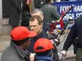 Police Bagpipes NY Giants Parade