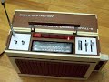 Portable 8 Track Tape Player in Operation Portable 8 Track Tape Player in Operation