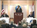 commissioner peter lawson jones and mayor deborah l. sutherland debate for the position of cuyahoga county commissioner. moderated by rick jackson of wviz ideastream.