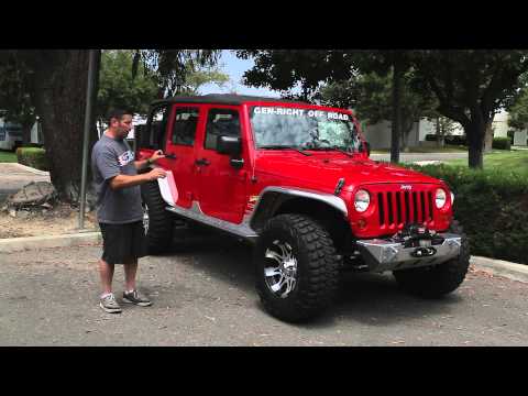 how to fit 35s on stock jk