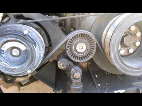 how to change belt on bmw e39