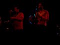 polar bear & leafcutter john - fluffy (i want you) pt1.

live at tunnels aberdeen 21st june 2008

mark lockheart & pete wareham - tenor saxes // leafcutter john - tom herbert - double bass // seb rochford -drums

check out their myspaces : 

www.myspace.com/sebastianrochford

www.myspace.com/leafcutterjohn