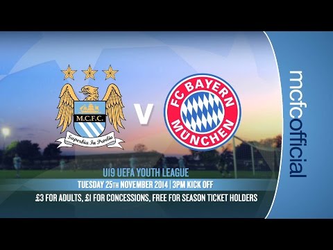 CITY UEFA YOUTH LEAGUE PROMO | City EDS v Bayern 25th November