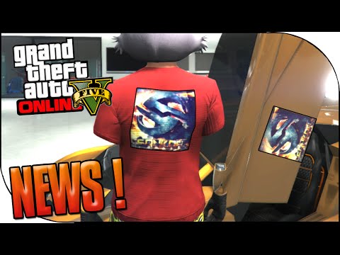 GTA 5 Online : Mettre une Image en Emblème de Crew ! ( Payant ! ) - ( GTA 5 Online 1.18 1.20 )