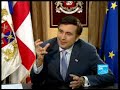 EXCLUSIF: Entretien avec le pr�sident g�orgien Saakachvili