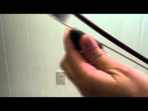 how to adjust violin bow